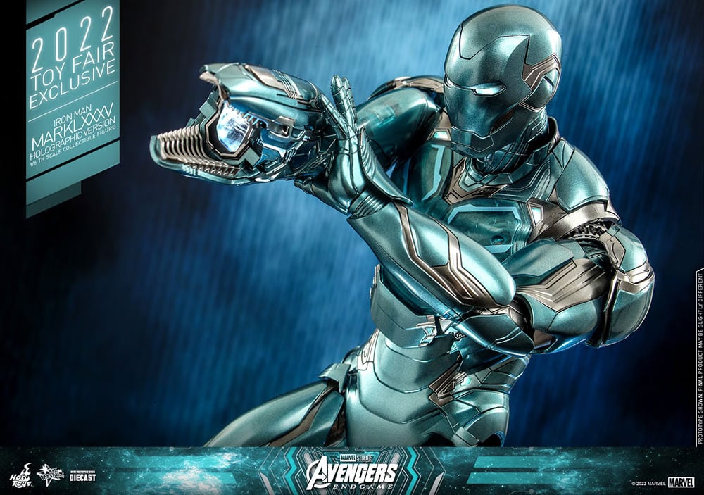 Avengers: Endgame MMS646D45 Iron Man Mark LXXXV (Holographic Ver.) 1/6th Scale Collectible Figure Gallery Image 16