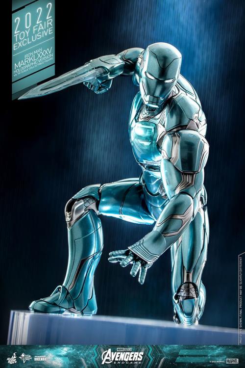 Avengers: Endgame MMS646D45 Iron Man Mark LXXXV (Holographic Ver.) 1/6th Scale Collectible Figure Gallery Image 6