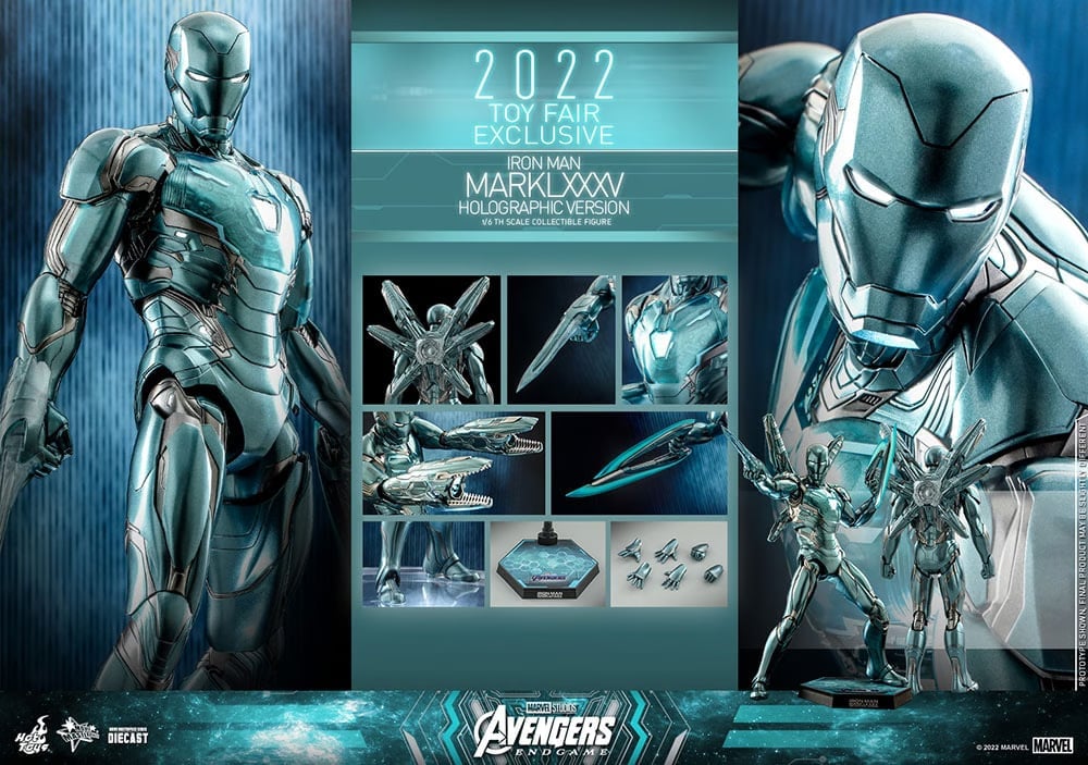 Avengers: Endgame MMS646D45 Iron Man Mark LXXXV (Holographic Ver