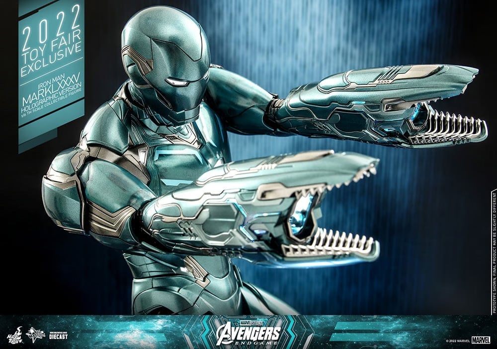 Avengers: Endgame MMS646D45 Iron Man Mark LXXXV (Holographic Ver.) 1/6th Scale Collectible Figure Gallery Image 15