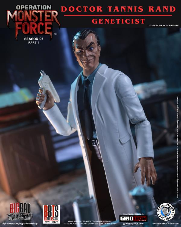 Operation: Monster Force Season 03 (Part 1) Doctor Rand 1/12 Scale Action Figure Gallery Image 9