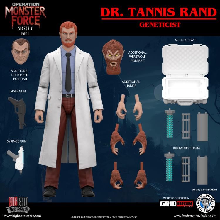 Operation: Monster Force Season 03 (Part 1) Doctor Rand 1/12 Scale Action Figure Gallery Image 11