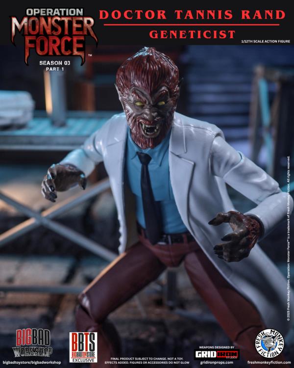 Operation: Monster Force Season 03 (Part 1) Doctor Rand 1/12 Scale Action Figure Gallery Image 8