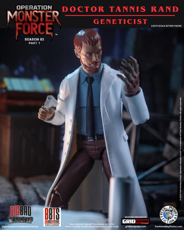 Operation: Monster Force Season 03 (Part 1) Doctor Rand 1/12 Scale Action Figure Gallery Image 5