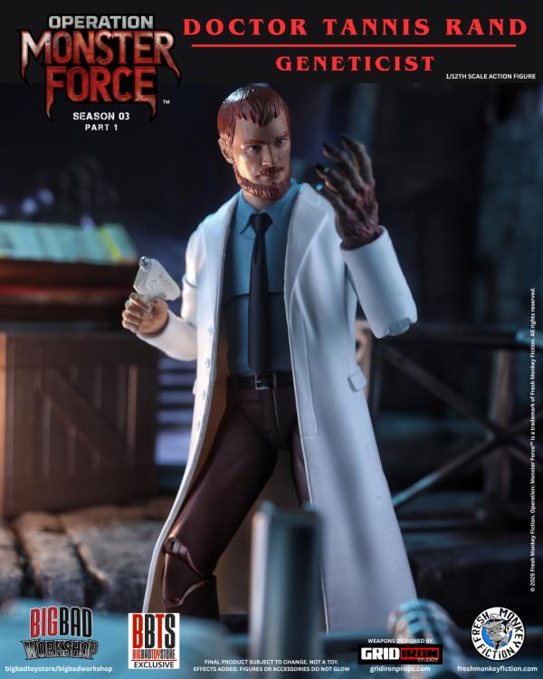 Operation: Monster Force Season 03 (Part 1) Doctor Rand 1/12 Scale Action Figure Gallery Image 6