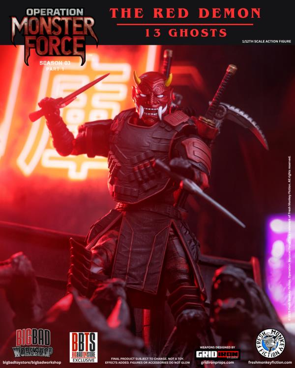 Operation: Monster Force Season 03 (Part 1) The Red Demon (13 Ghosts) 1/12 Scale Action Figure Gallery Image 6