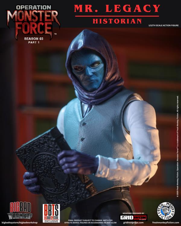 Operation: Monster Force Season 03 (Part 1) Mr. Legacy 1/12 Scale Action Figure Gallery Image 6