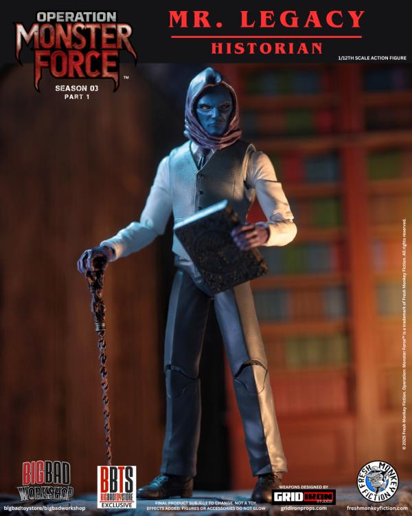 Operation: Monster Force Season 03 (Part 1) Mr. Legacy 1/12 Scale Action Figure Gallery Image 4