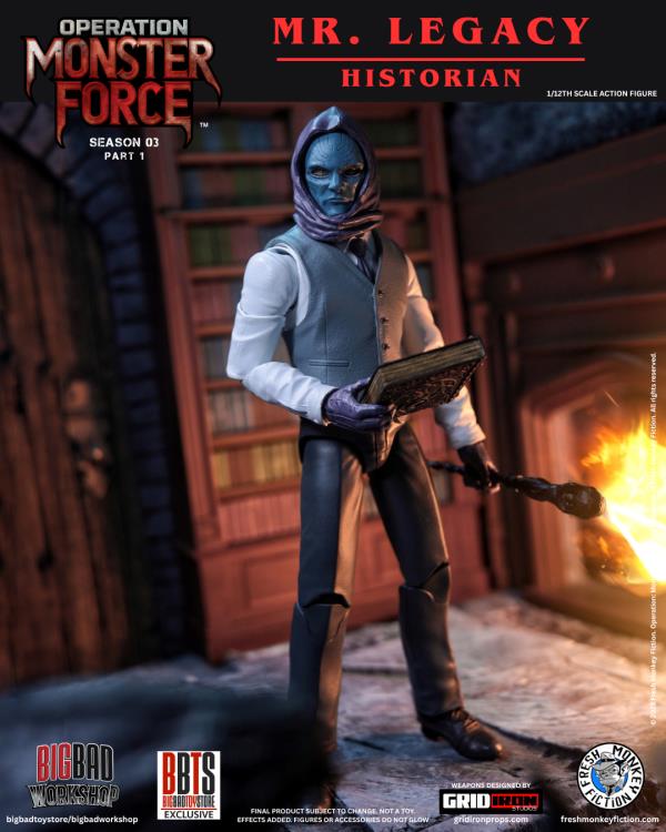 Operation: Monster Force Season 03 (Part 1) Mr. Legacy 1/12 Scale Action Figure Gallery Image 3