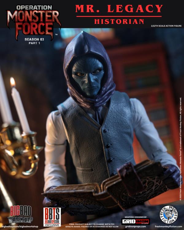 Operation: Monster Force Season 03 (Part 1) Mr. Legacy 1/12 Scale Action Figure Gallery Image 5