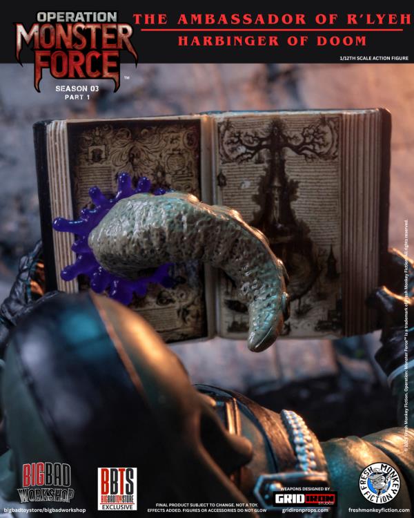 Operation: Monster Force Season 03 (Part 1) The Ambassador of R'lyeh 1/12 Scale Action Figure Gallery Image 6