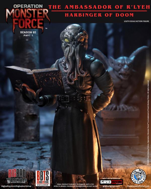Operation: Monster Force Season 03 (Part 1) The Ambassador of R'lyeh 1/12 Scale Action Figure Gallery Image 4