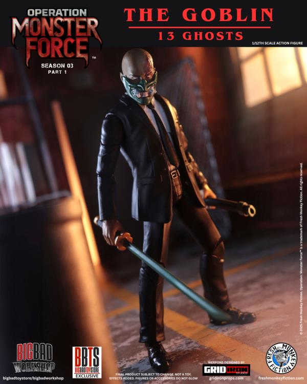 Operation: Monster Force Season 03 (Part 1) Set of Six 1/12 Scale Action Figures (With Bonus) Gallery Image 29