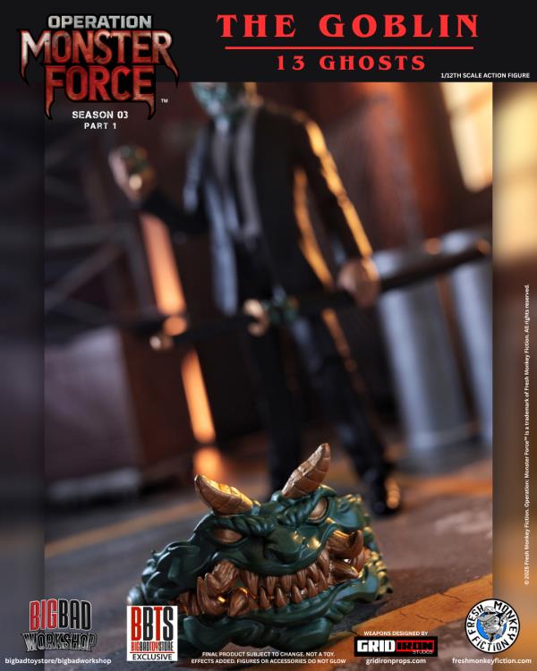 Operation: Monster Force Season 03 (Part 1) Set of Six 1/12 Scale Action Figures (With Bonus) Gallery Image 33