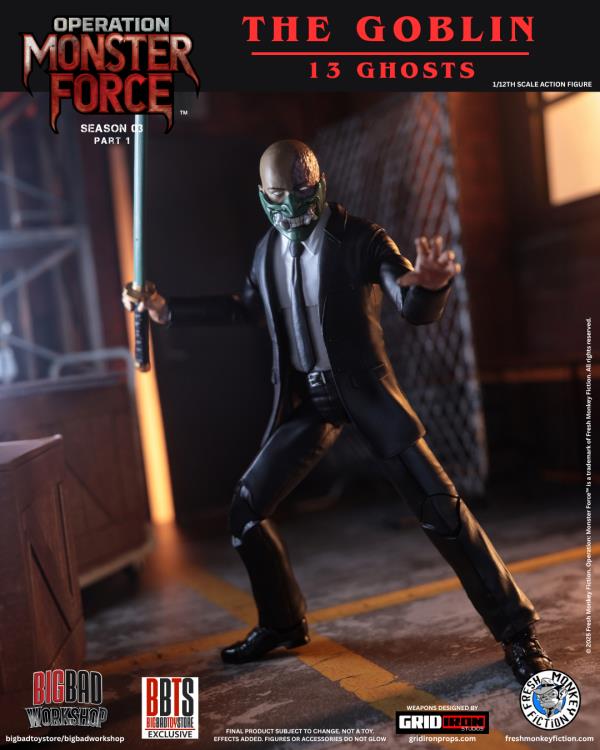 Operation: Monster Force Season 03 (Part 1) Set of Six 1/12 Scale Action Figures (With Bonus) Gallery Image 30