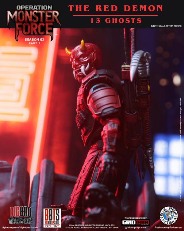 Operation: Monster Force Season 03 (Part 1) Set of Six 1/12 Scale Action Figures (With Bonus) Gallery Image 39