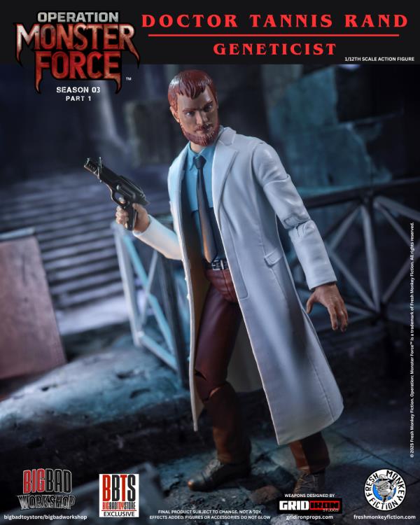 Operation: Monster Force Season 03 (Part 1) Set of Six 1/12 Scale Action Figures (With Bonus) Gallery Image 14