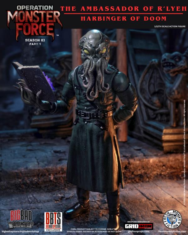 Operation: Monster Force Season 03 (Part 1) Set of Six 1/12 Scale Action Figures (With Bonus) Gallery Image 23