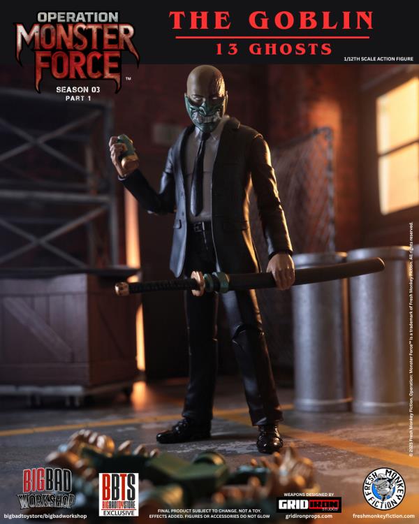 Operation: Monster Force Season 03 (Part 1) Set of Six 1/12 Scale Action Figures (With Bonus) Gallery Image 32
