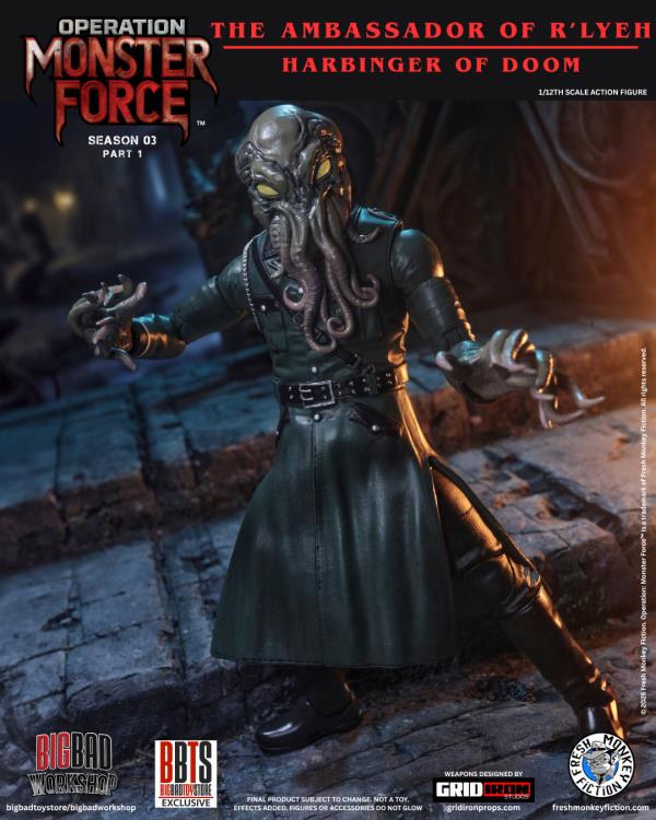 Operation: Monster Force Season 03 (Part 1) Set of Six 1/12 Scale Action Figures (With Bonus) Gallery Image 27
