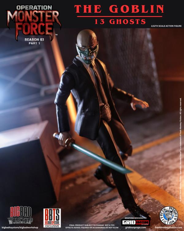 Operation: Monster Force Season 03 (Part 1) Set of Six 1/12 Scale Action Figures (With Bonus) Gallery Image 31