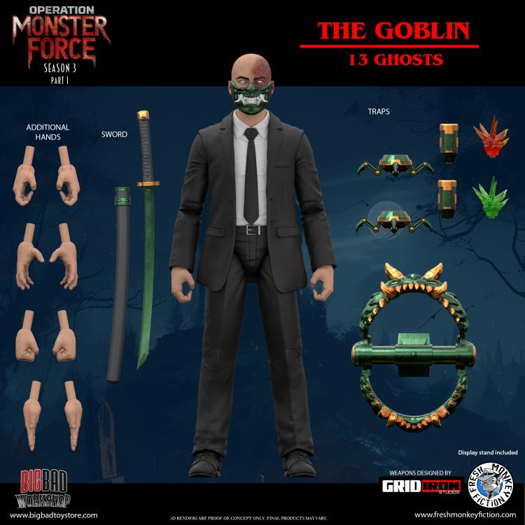 Operation: Monster Force Season 03 (Part 1) Set of Six 1/12 Scale Action Figures (With Bonus) Gallery Image 35