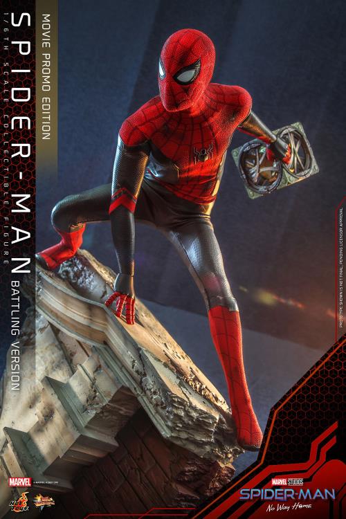 Spider-Man: No Way Home MMS625 Spider-Man (Battling Ver.) Movie Promo Edition 1/6th Scale Collectible Figure Gallery Image 8
