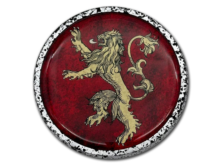 Game of Thrones Lannister Chrome Emblem Gallery Image 1