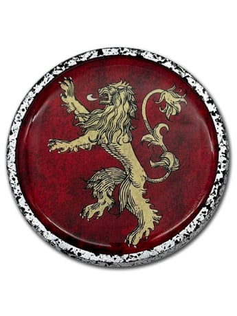 Game of Thrones Lannister Chrome Emblem Gallery Image 2