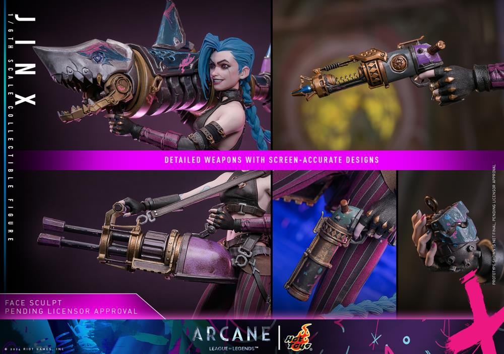 Arcane TMS137 Jinx 1/6th Scale Collectible Figure Gallery Image 16