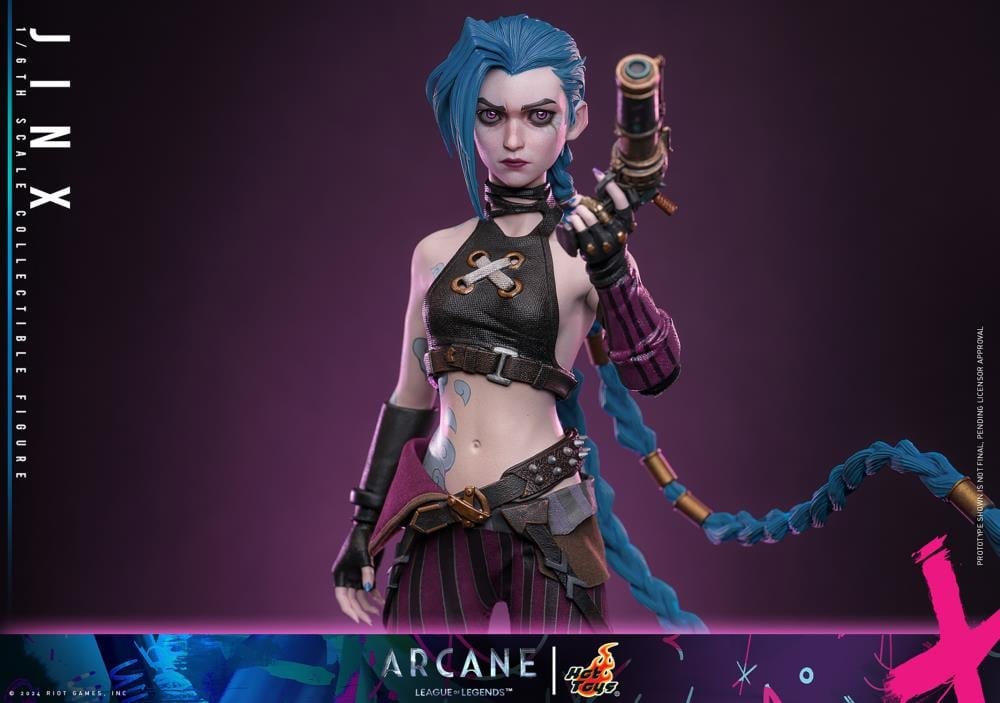J庭 JINX Arcane TMS137 Jinx 1/6th Scale Collectible Figure