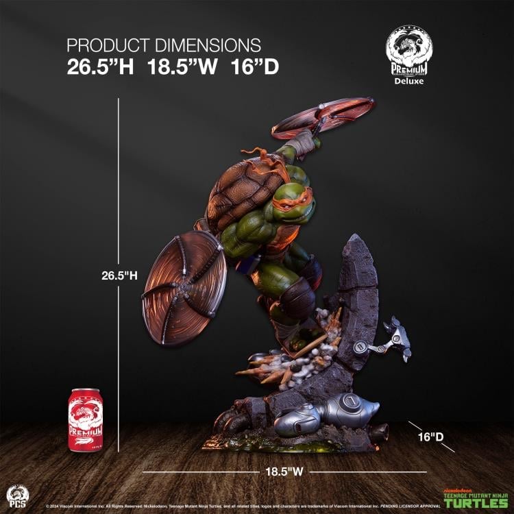 Teenage Mutant Ninja Turtles Legends Michelangelo Deluxe 1/3 Scale Limited Edition Statue Gallery Image 59