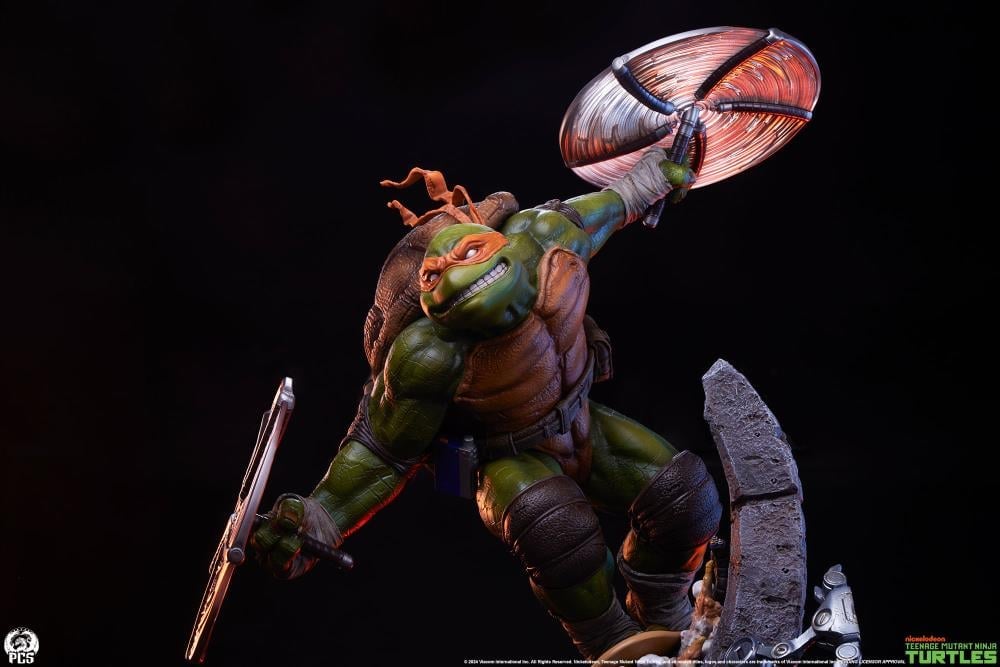 Teenage Mutant Ninja Turtles Legends Michelangelo Deluxe 1/3 Scale Limited Edition Statue Gallery Image 25
