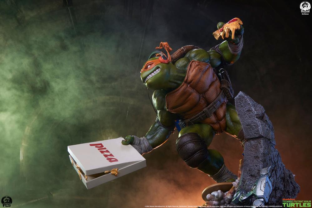 Teenage Mutant Ninja Turtles Legends Michelangelo Deluxe 1/3 Scale Limited Edition Statue Gallery Image 11