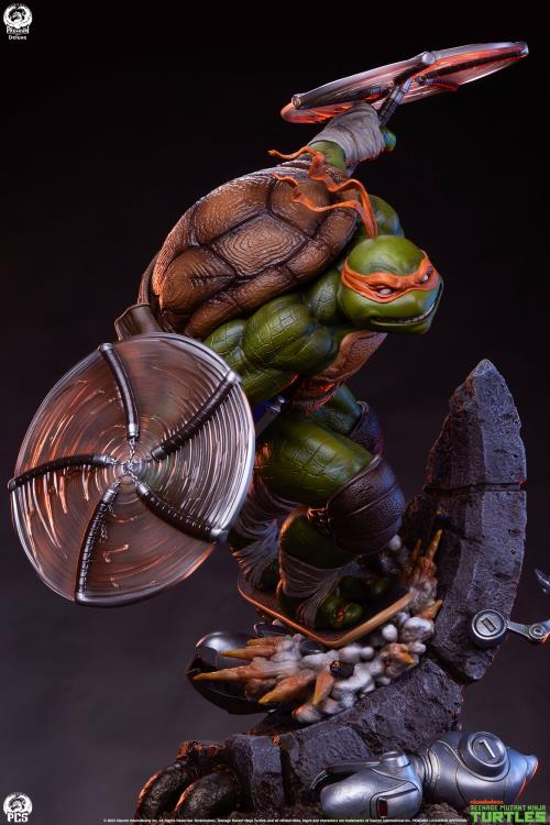 Teenage Mutant Ninja Turtles Legends Michelangelo Deluxe 1/3 Scale Limited Edition Statue Gallery Image 26