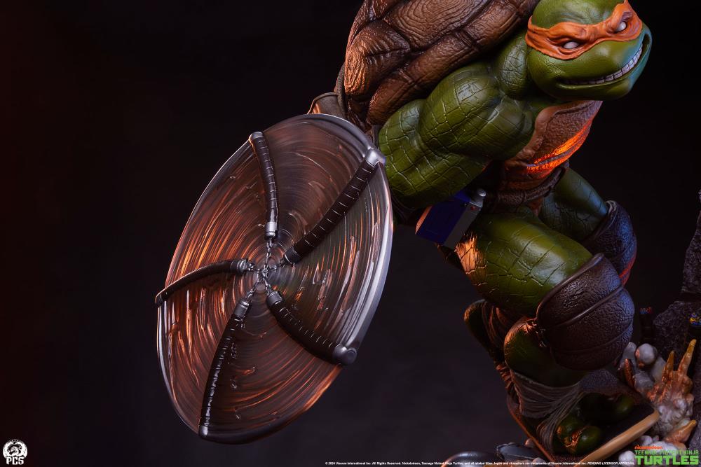 Teenage Mutant Ninja Turtles Legends Michelangelo Deluxe 1/3 Scale Limited Edition Statue Gallery Image 27