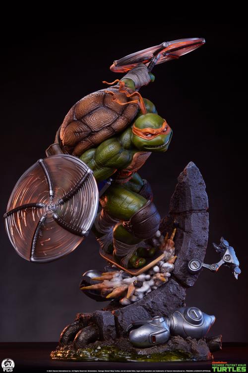 Teenage Mutant Ninja Turtles Legends Michelangelo Deluxe 1/3 Scale Limited Edition Statue Gallery Image 14