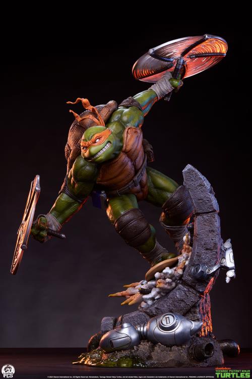 Teenage Mutant Ninja Turtles Legends Michelangelo Deluxe 1/3 Scale Limited Edition Statue Gallery Image 13