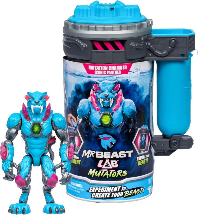 MrBeast Lab Mutators Beast Mutation Chamber Iconic Panther Action Figure Gallery Image 7
