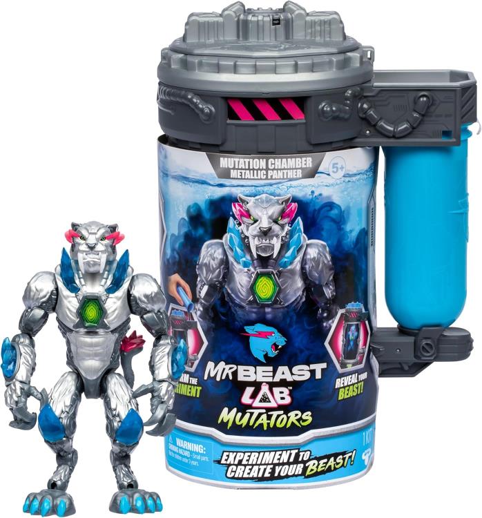 MrBeast Lab Mutators Beast Mutation Chamber Metallic Panther Action Figure Gallery Image 7