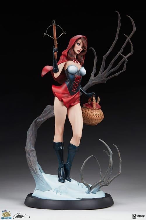 Fairytale Fantasies Collection Red Riding Hood Exclusive Statue Gallery Image 9
