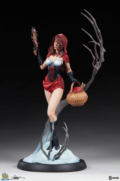 Fairytale Fantasies Collection Red Riding Hood Exclusive Statue Gallery Image 7