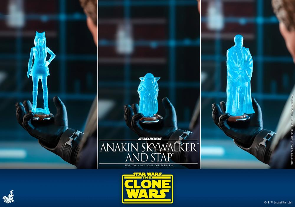 Star Wars: The Clone Wars TMS020B Anakin Skywalker and STAP Special Edition 1/6th Scale Figure Gallery Image 12