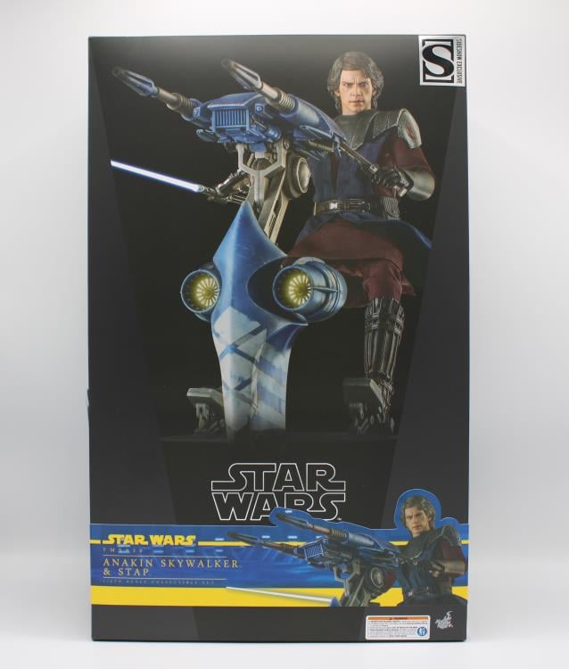 Star Wars: The Clone Wars TMS020B Anakin Skywalker and STAP Special Edition 1/6th Scale Figure Gallery Image 15