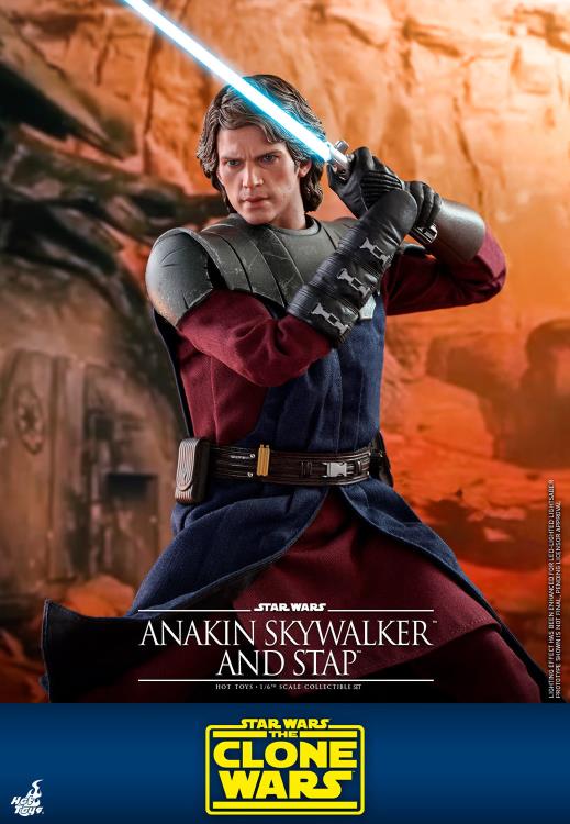 Star Wars: The Clone Wars TMS020B Anakin Skywalker and STAP Special Edition 1/6th Scale Figure Gallery Image 4