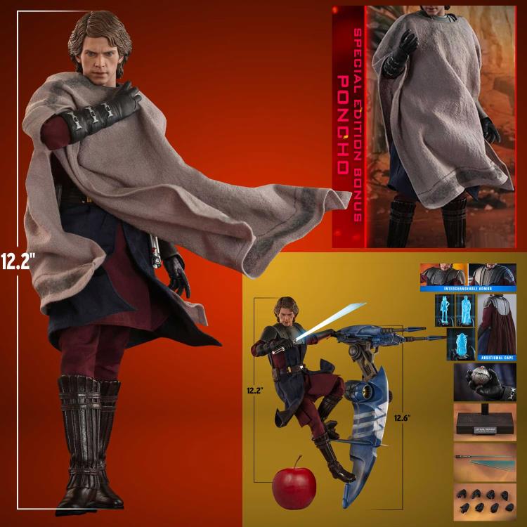 Star Wars: The Clone Wars TMS020B Anakin Skywalker and STAP Special Edition 1/6th Scale Figure Gallery Image 13