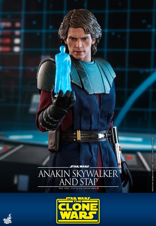 Star Wars: The Clone Wars TMS020B Anakin Skywalker and STAP Special Edition 1/6th Scale Figure Gallery Image 11
