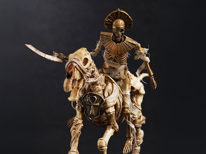 Palm Elf Series Egyptian Mummy & Skeleton Horse 1/12 Scale Action