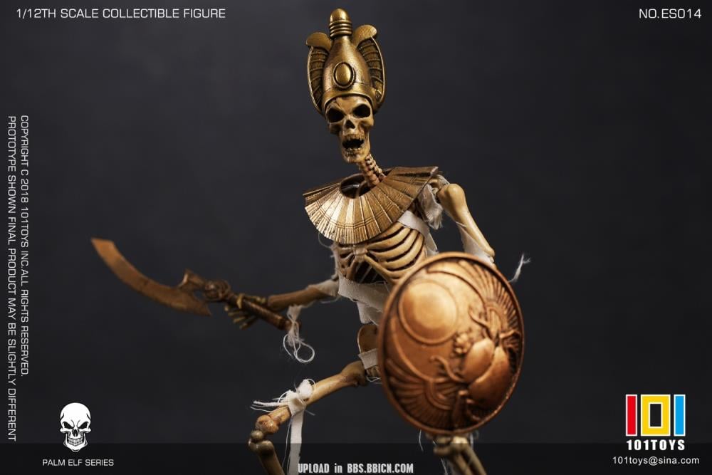 Palm Elf Series Egyptian Mummy 1/12 Scale Action Figure with Sarcophagus Gallery Image 5