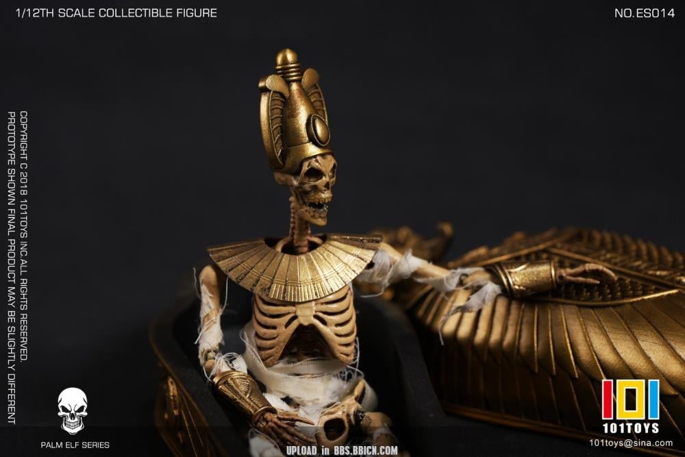 Palm Elf Series Egyptian Mummy 1/12 Scale Action Figure with Sarcophagus Gallery Image 7